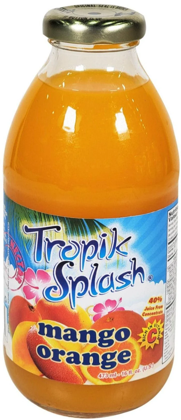 Tropik Splash Mango Orange 473ML
